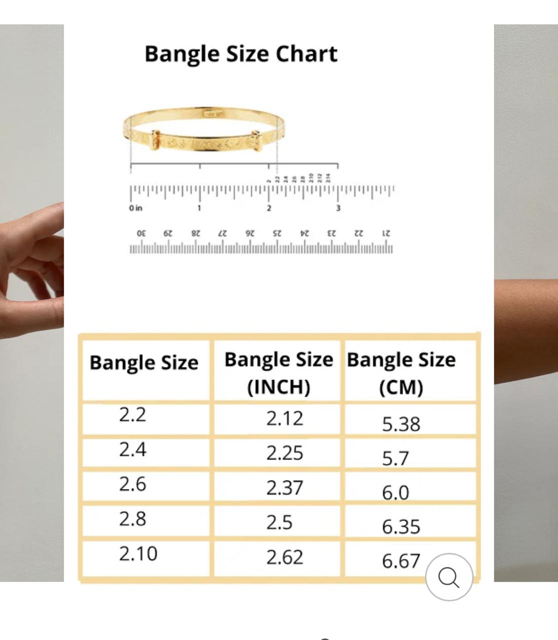 Meenakari polki bangle