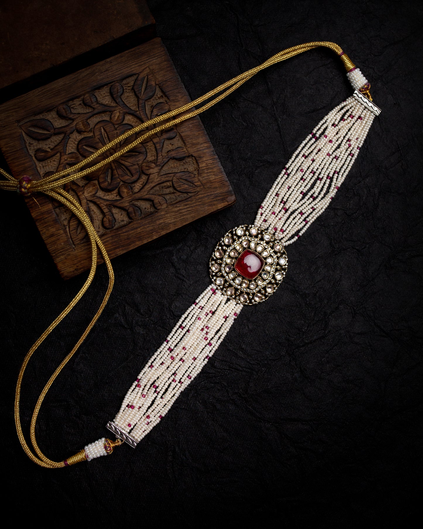 Victorian polki choker set