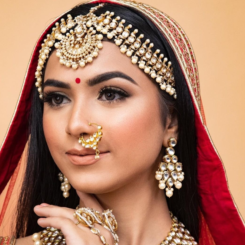 Maang Tikka Matha Patti Bridal Set Matha Patti Bridal Side Maang