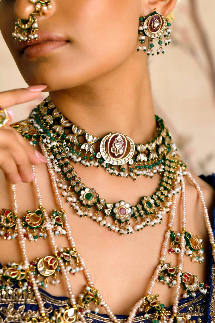 Rajsi Kundan Choker Necklace