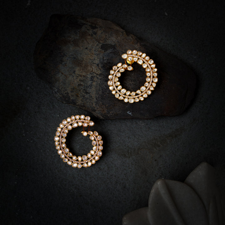 Arshia Polki Stud Earring