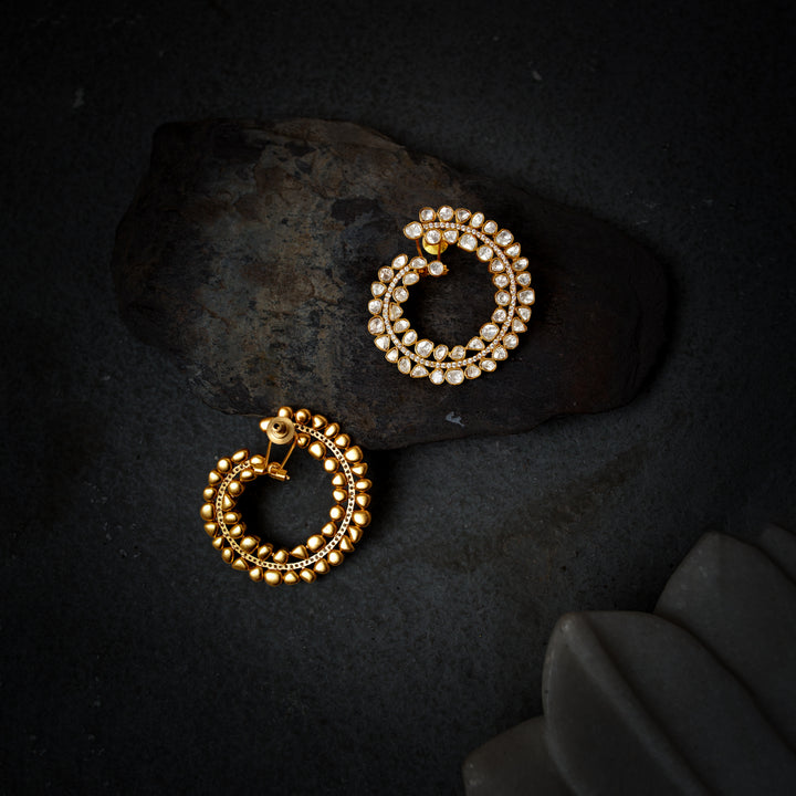 Arshia Polki Stud Earring