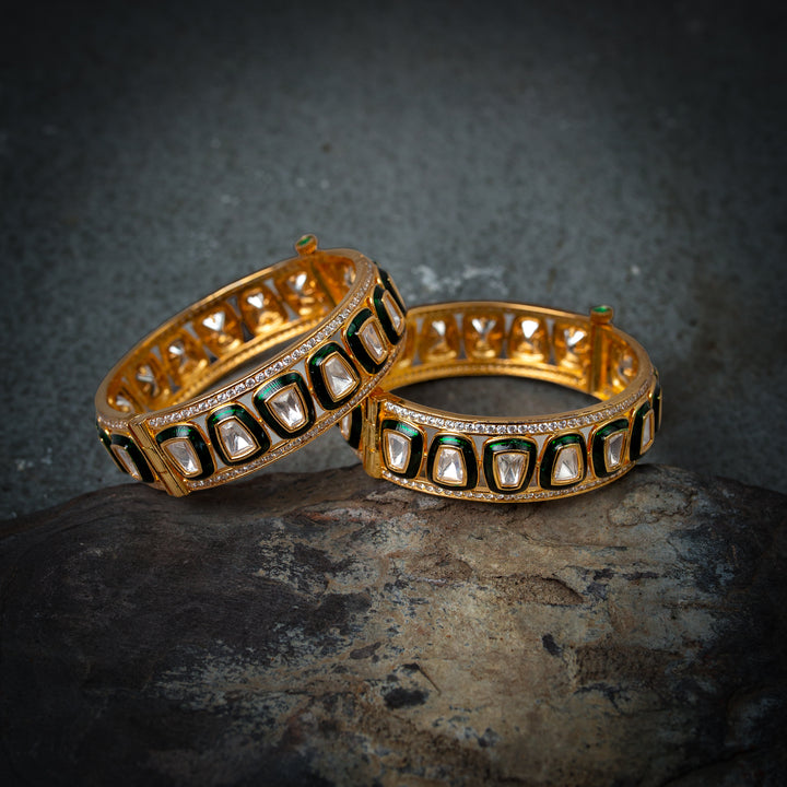 Banjara Polki Gold bangle(Single Piece)