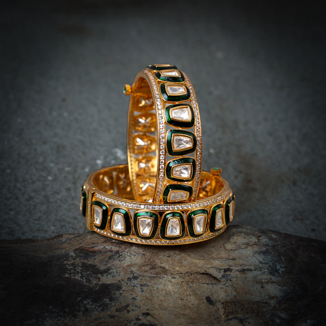 Banjara Polki Gold bangle(Single Piece)