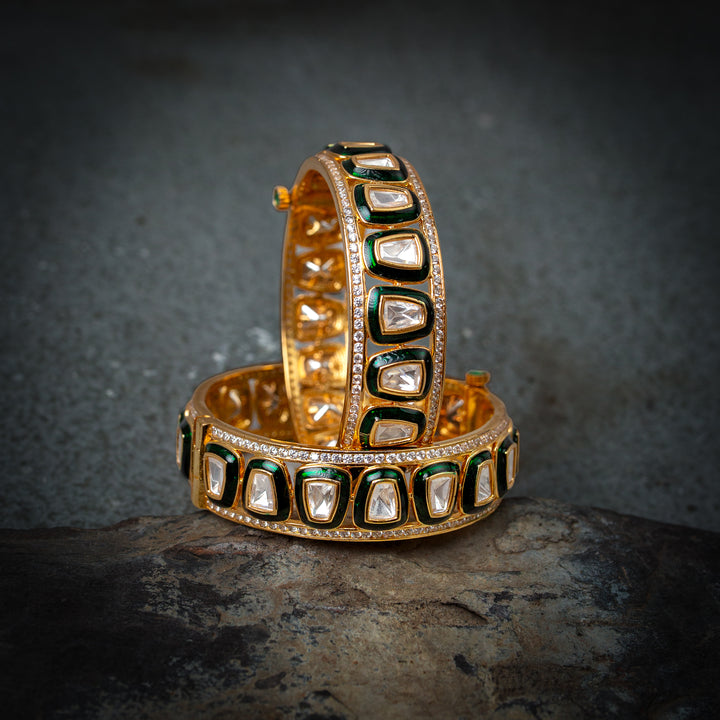 Banjara Polki Gold bangle(Single Piece)