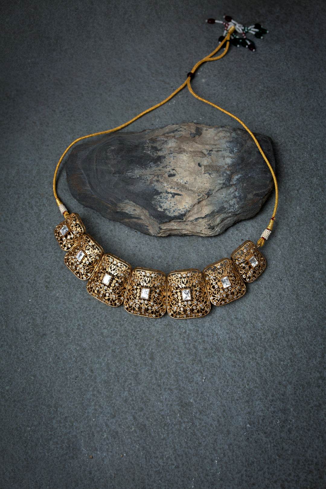 Gold Filigree necklace Set