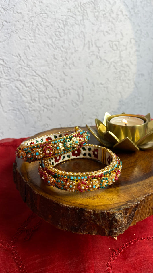 Navratna jadau bangle