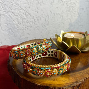 Navratna jadau bangle