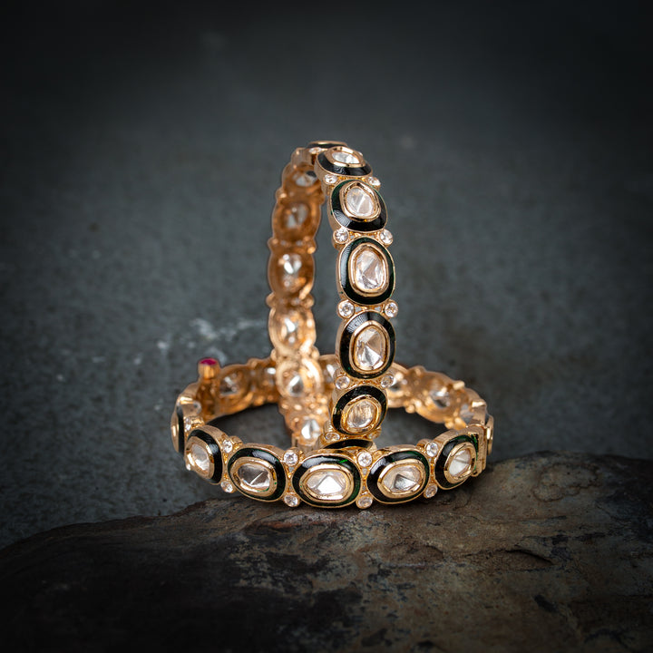 Inara Gulmarg polki bangle(Single Piece)