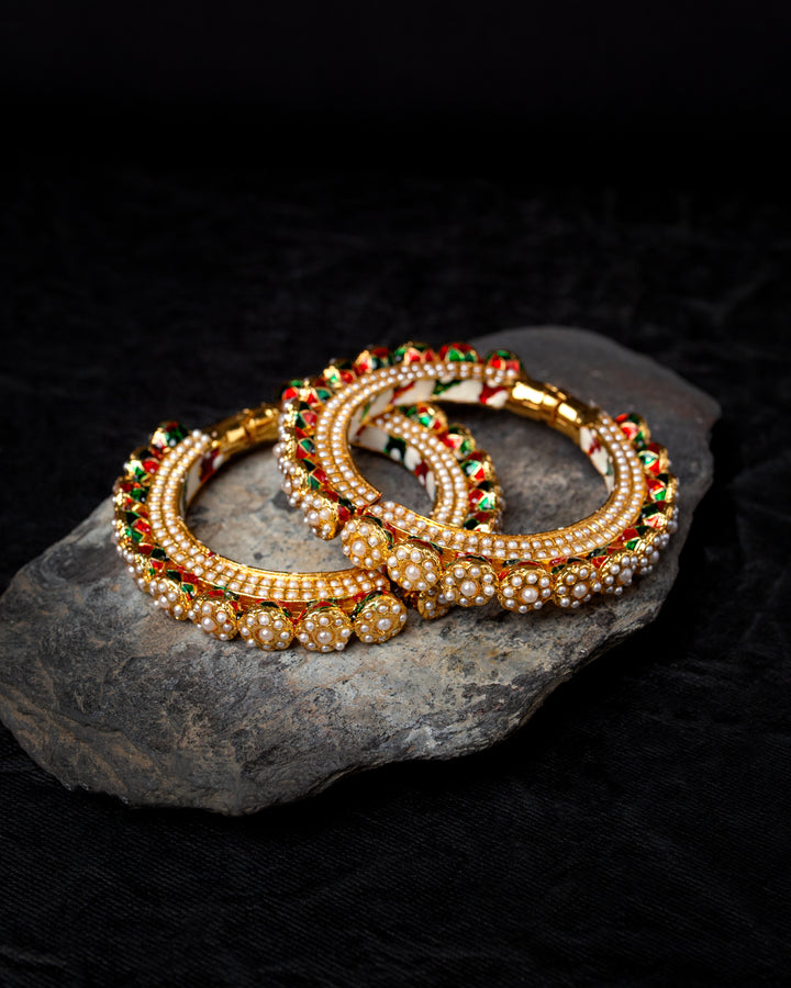 Mastani Jadau Polki Bangle(Single Piece)
