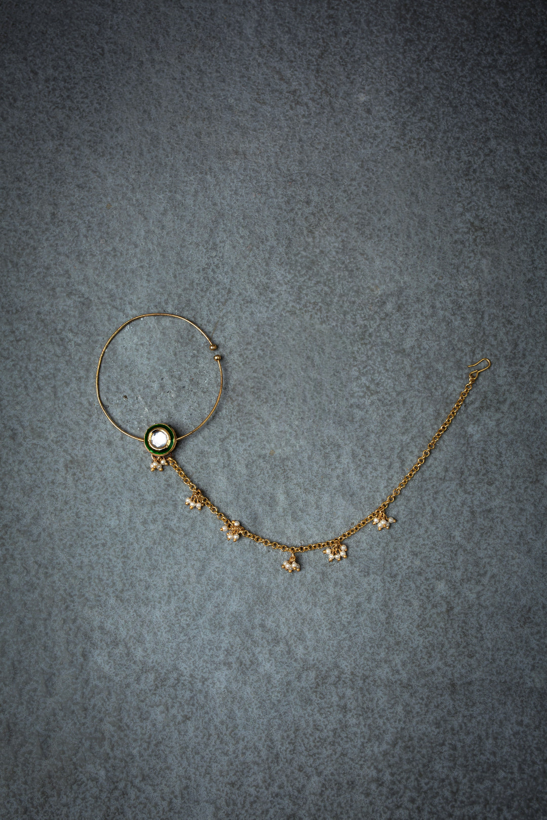 Mastani Pearl Gold Nath