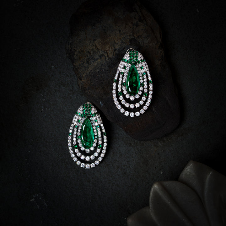 Myla Green Diamond Earrings