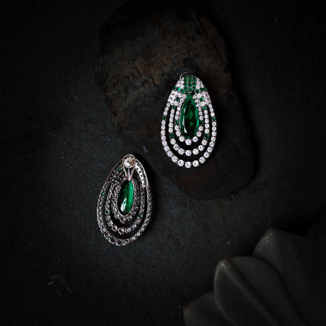 Myla Green Diamond Earrings