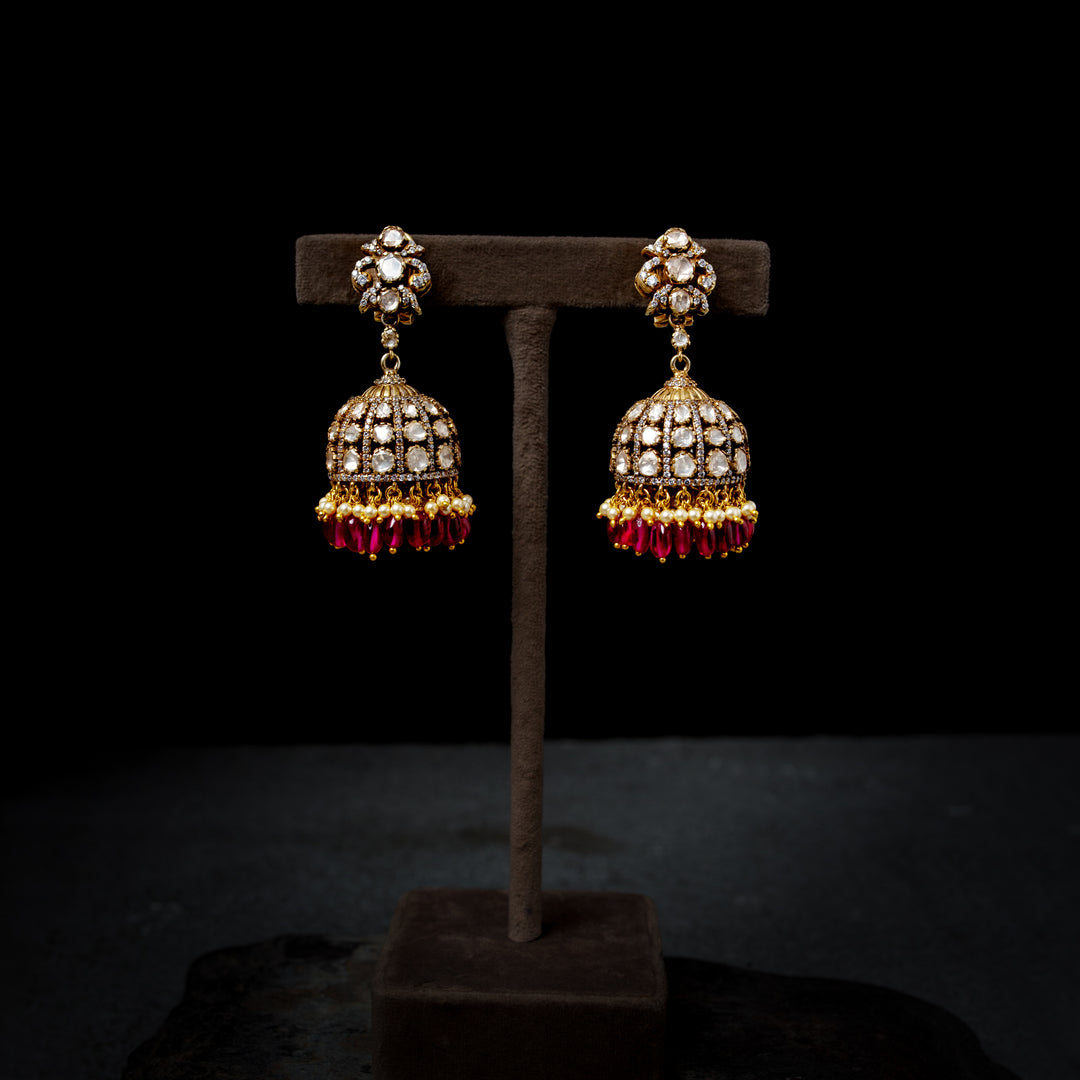 Noor Polki Jhumka