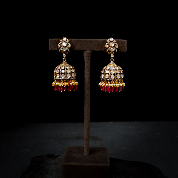 Noor Polki Jhumka