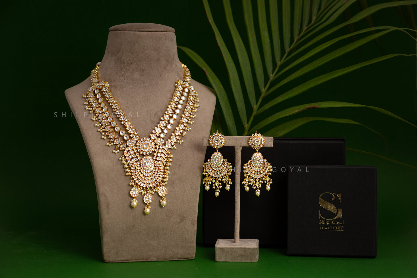 Kundan necklace set