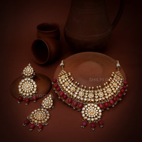 Polki necklace set