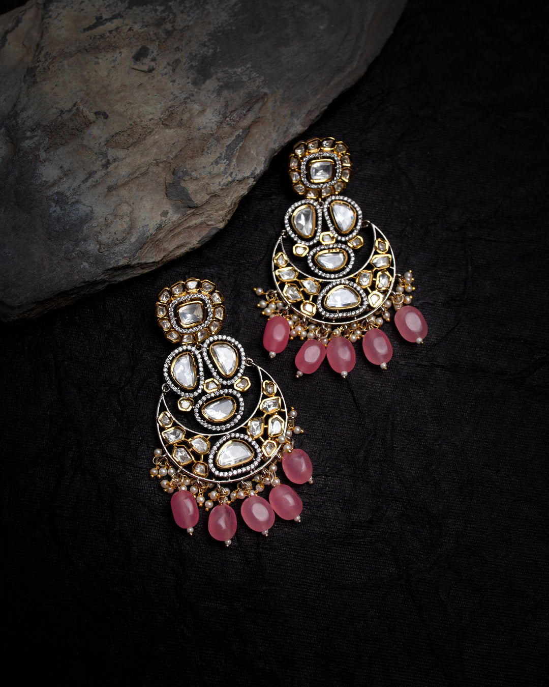 Arshia Pink Polki Necklace