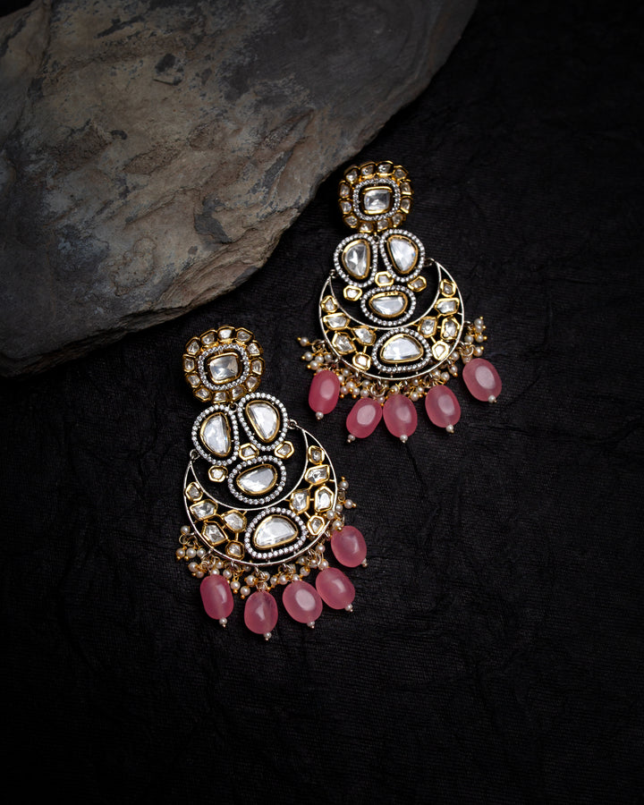 Arshia Pink Polki Necklace