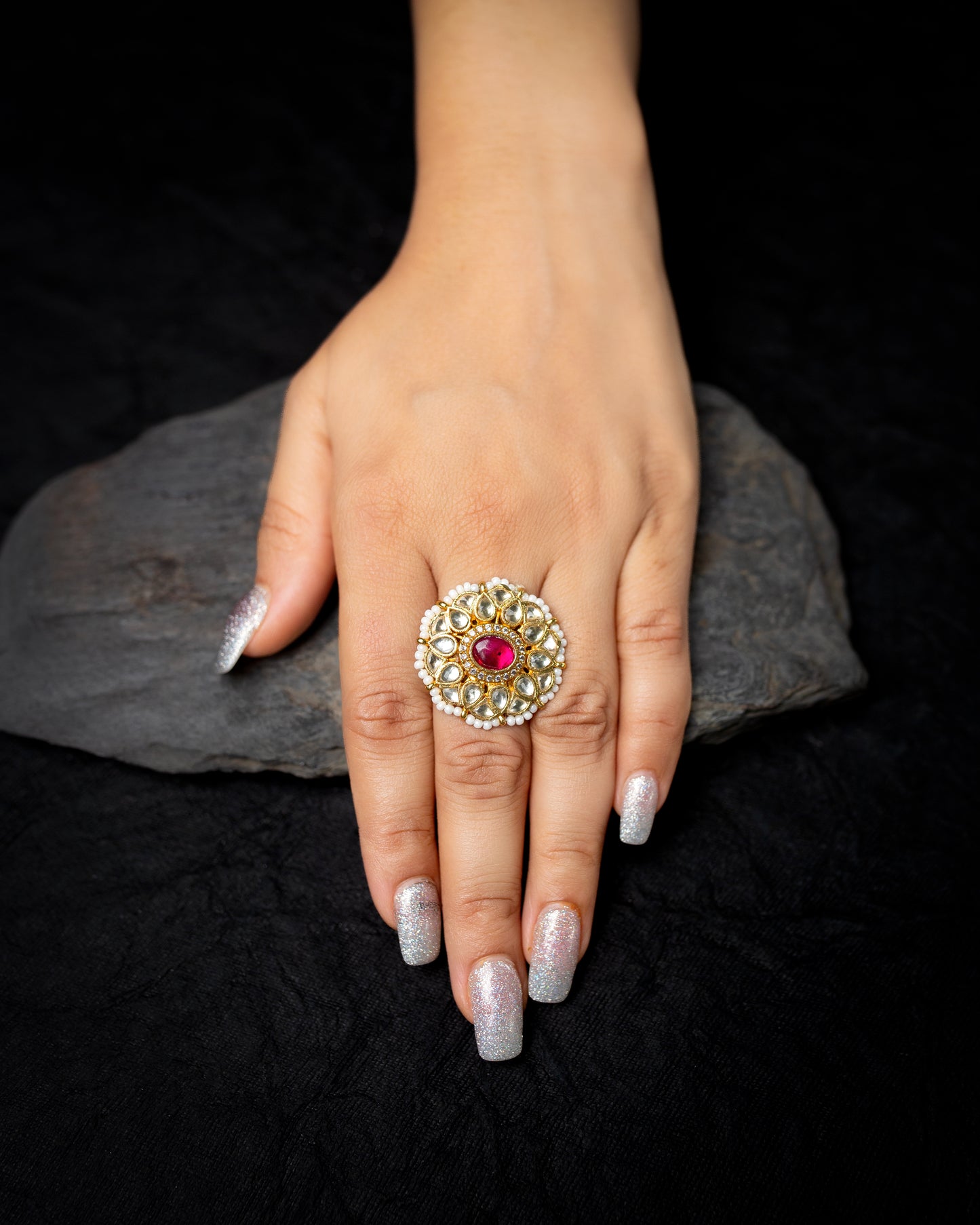 Kundan  ring