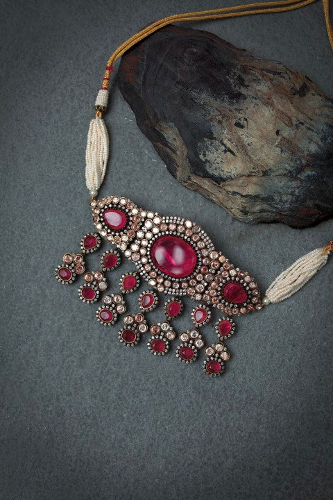 Inara Red Necklaces