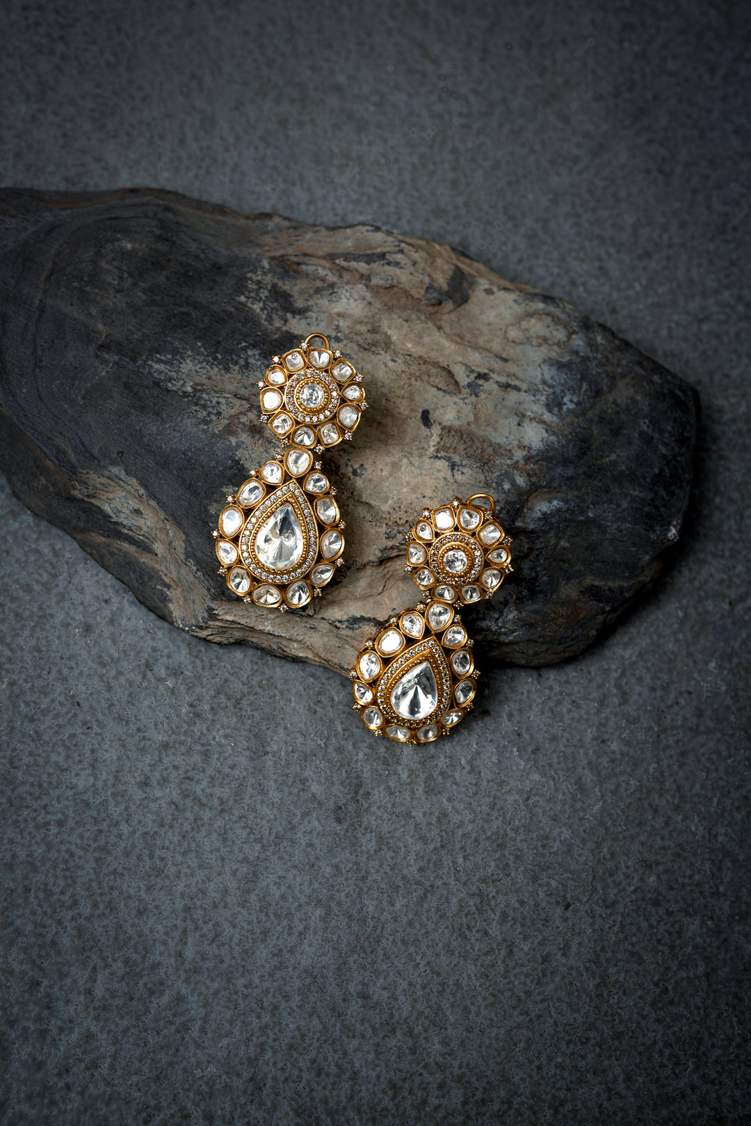 Inara White Polki Choker Set