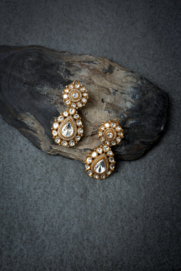 Inara White Polki Choker Set