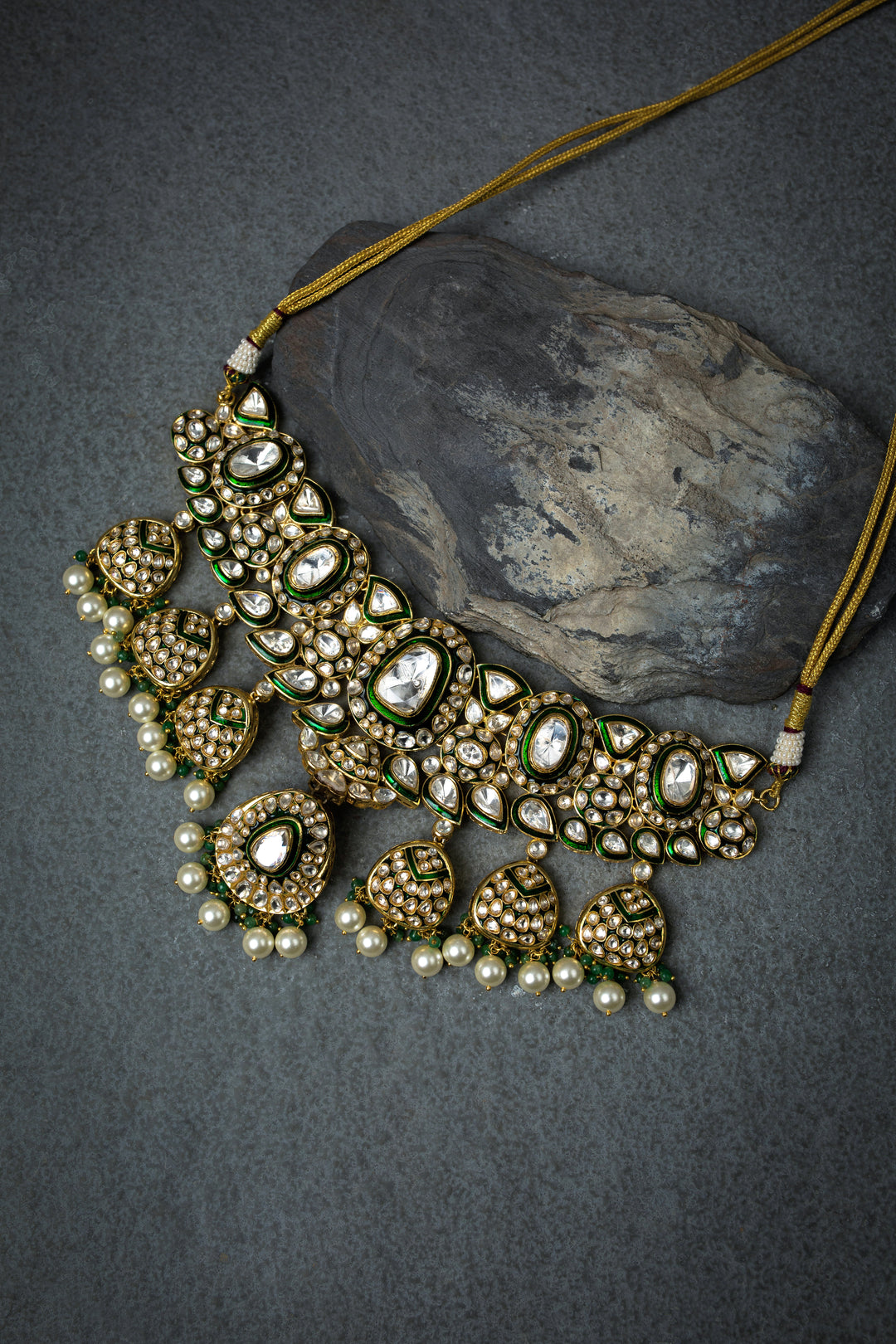 Ishq Moissanite Polki Choker Set