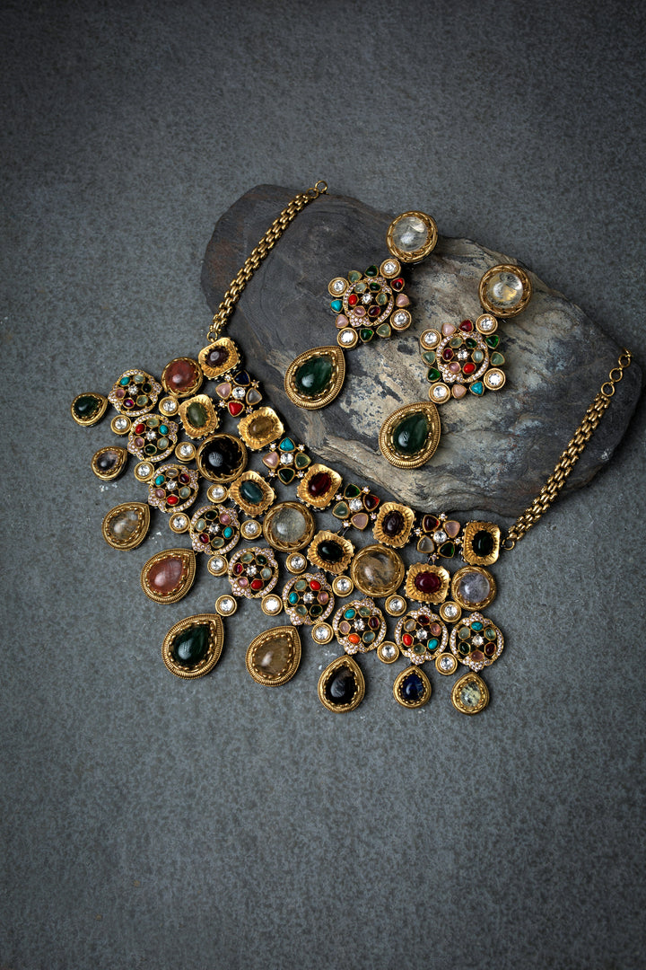 Royal Colourful Choker Set