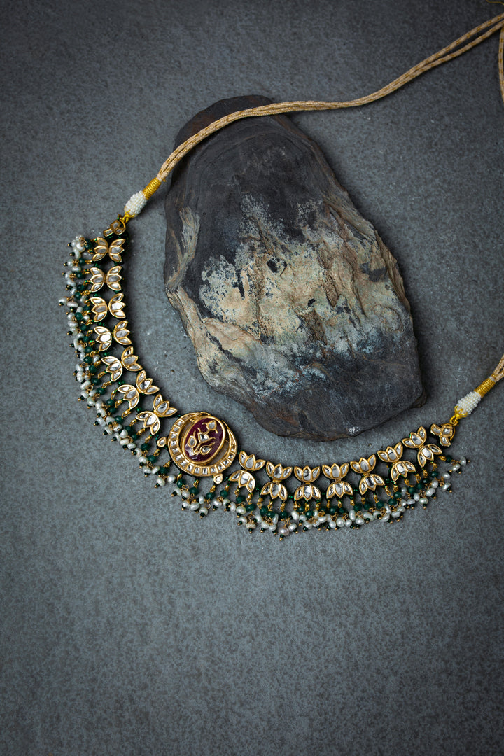 Rajsi Kundan Choker Necklace