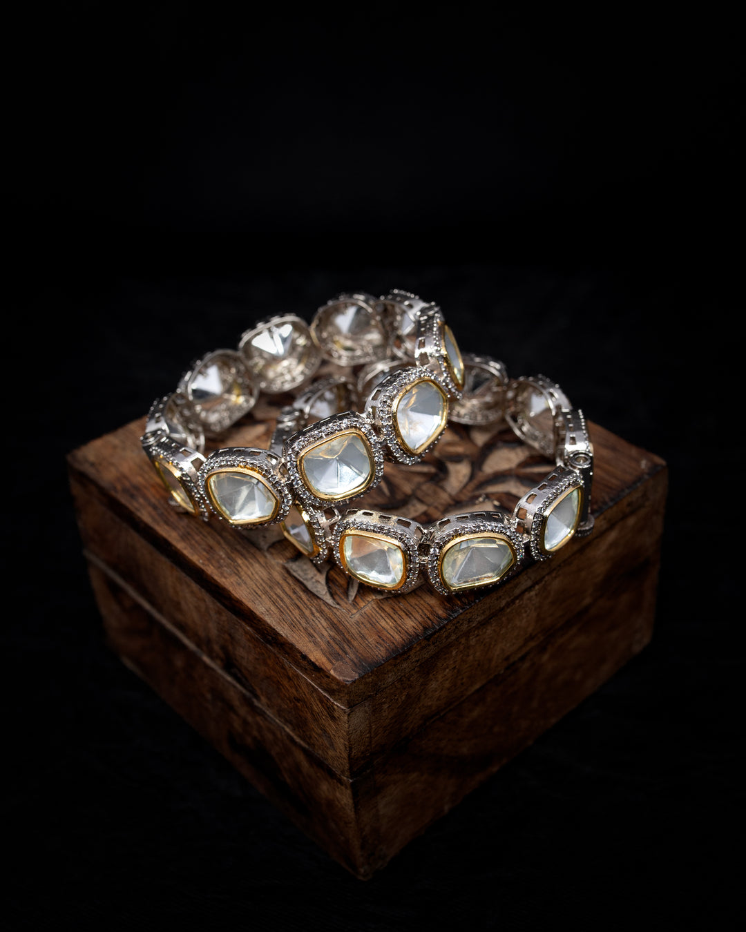Verdant Polki Diamond bangle