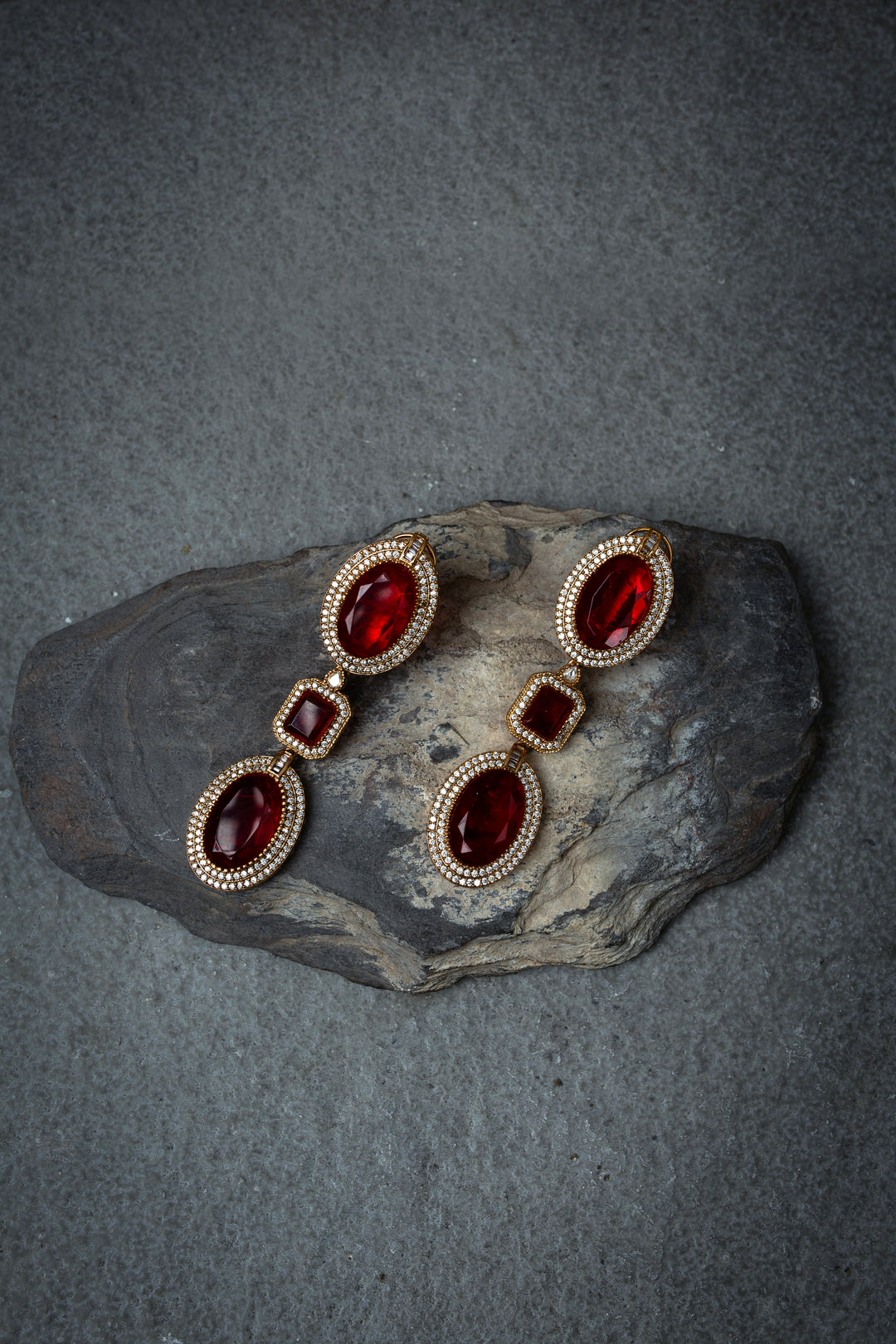 Verdant Diamond Red Necklace