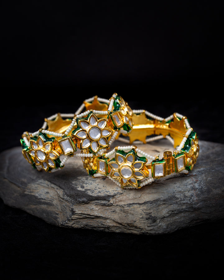 Banjara Polki Meena Bangle(Single Piece)