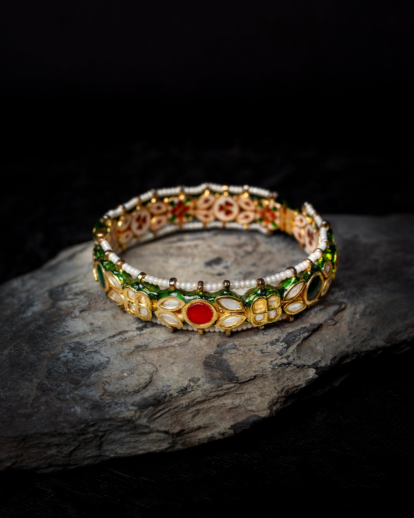 Kundan bangle