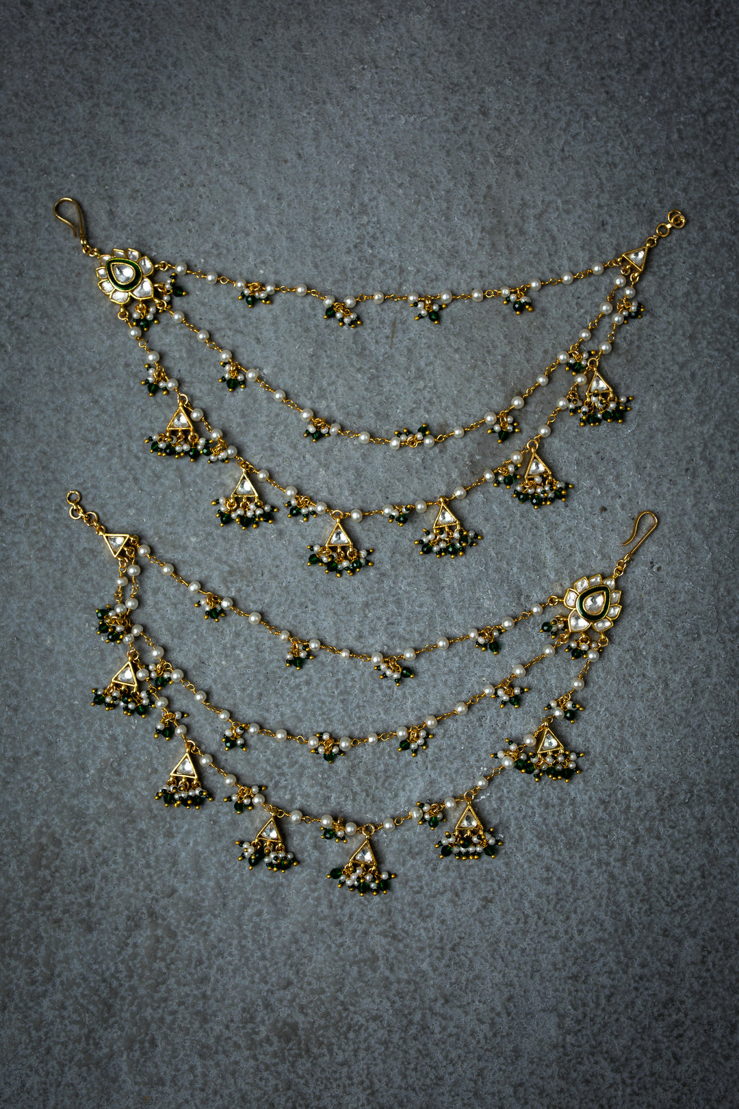 Arshia Polki Detached Ear Chain