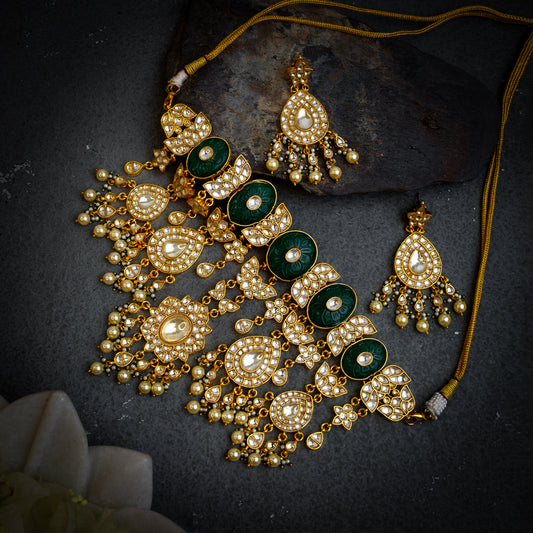 Kundan Semi-Precious Choker Set