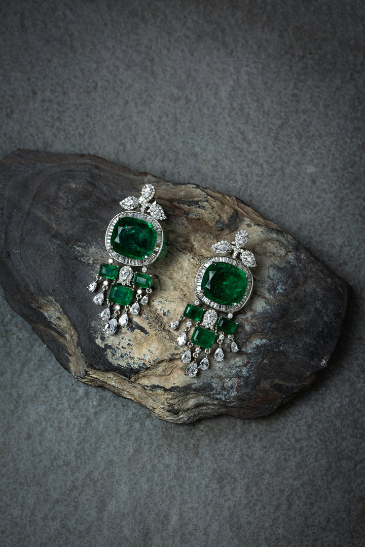 Verdant Green Diamond Necklace