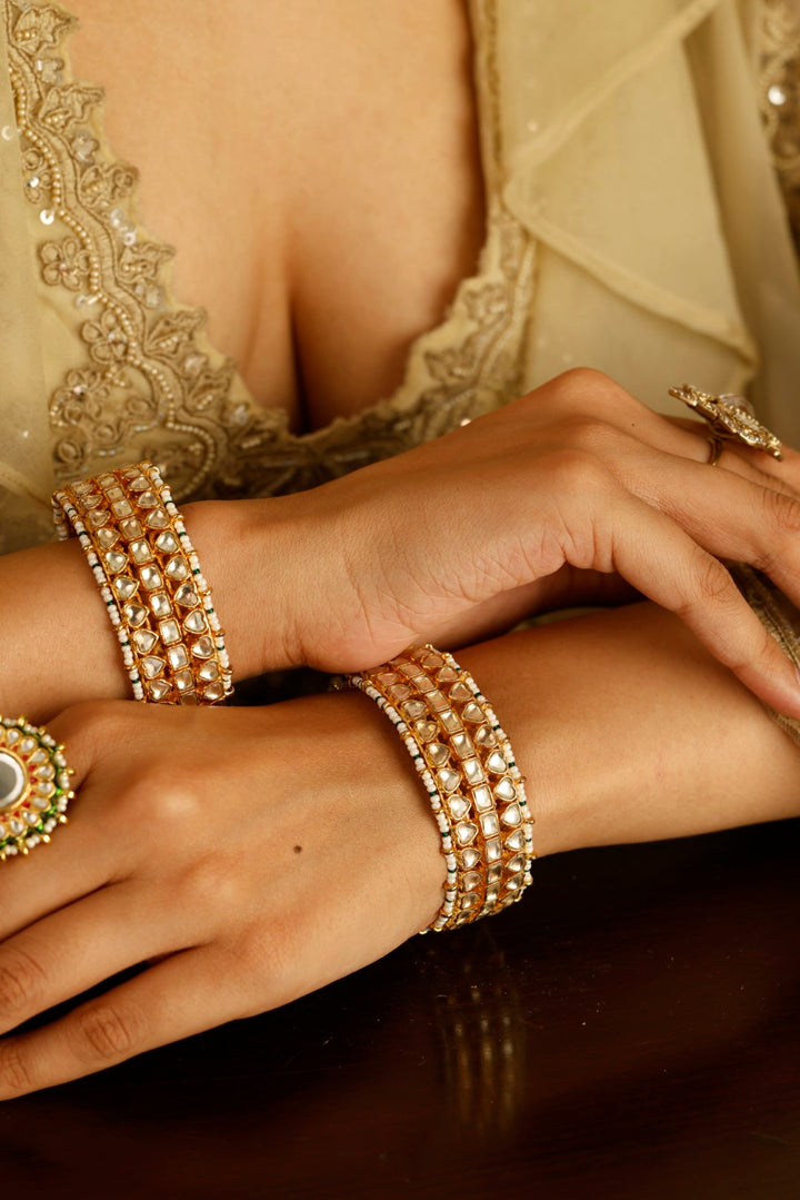Zara Polki Bangle(Single Piece)