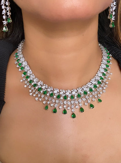 Emerald Drop necklace