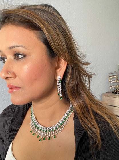 Emerald Drop necklace