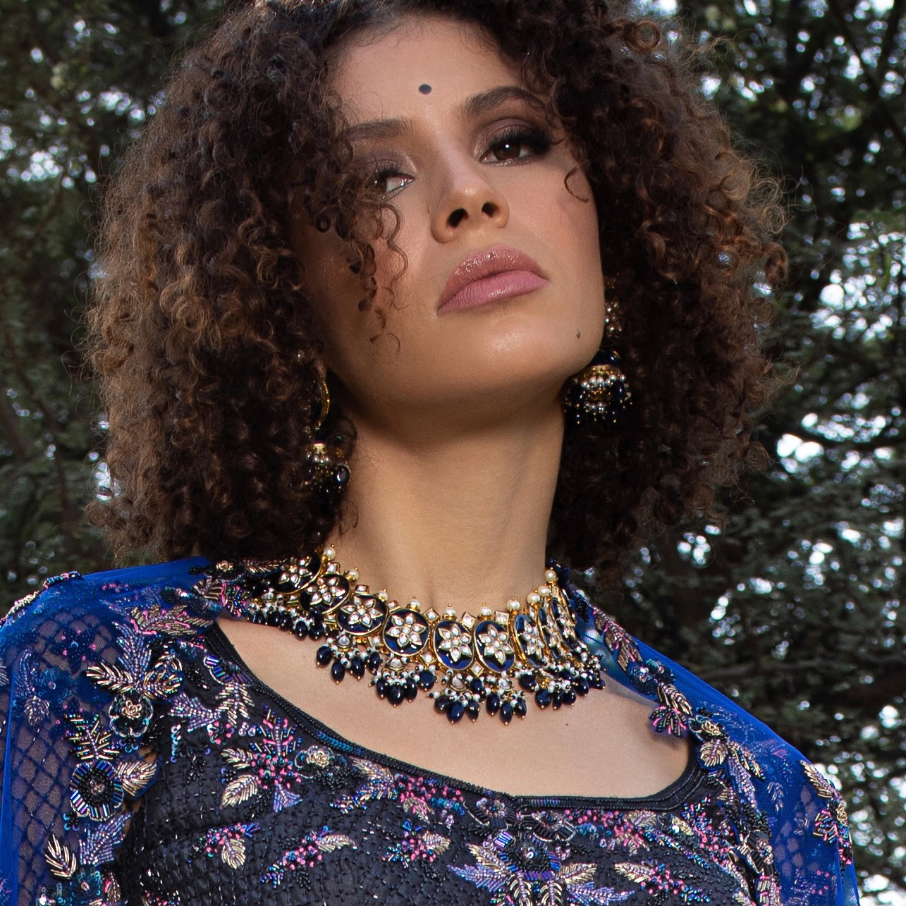 The Zinal Royal Blue Necklace