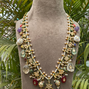 The Bhuvi multi - colored necklace